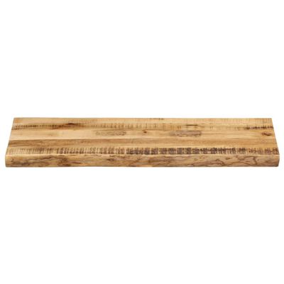 vidaXL Dessus de table bord vivant 100x40x3,8 cm bois de manguier brut