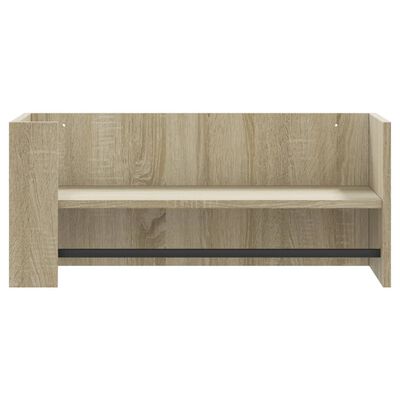 vidaXL Étagère murale chêne sonoma 70,5x35x30,5 cm bois d'ingénierie