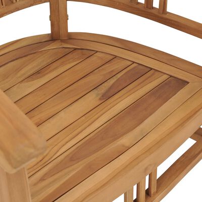 vidaXL Ensemble à manger de jardin 3 pcs Bois de teck solide