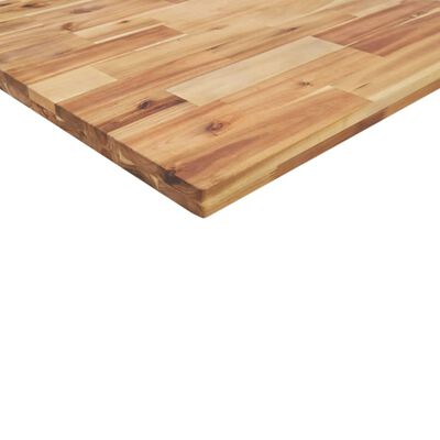 vidaXL Dessus de table carré 40x40x4 cm bois massif d'acacia