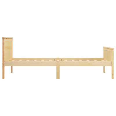 vidaXL Cadre de lit sans matelas bois massif de pin 100x200 cm