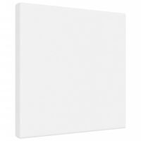 vidaXL Toiles à peindre 12 pcs blanc tissu et bois massif pin