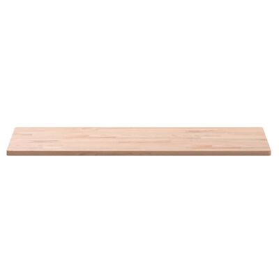 vidaXL Comptoir de salle de bain 80x40x1,5 cm bois massif de hêtre