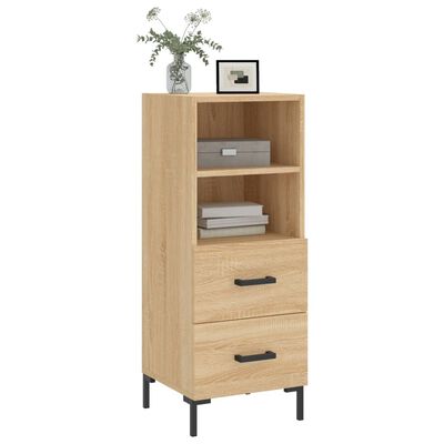 vidaXL Buffet Chêne sonoma 34,5x34x90 cm Bois d'ingénierie