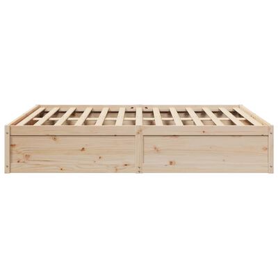 vidaXL Cadre de lit sans matelas 180x200 cm bois massif de pin