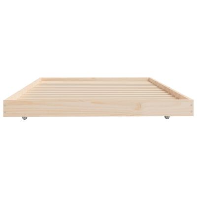 vidaXL Cadre de lit sans matelas 90x200 cm bois de pin massif