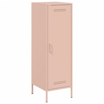 vidaXL Buffet haut rose 36x39x113 cm acier