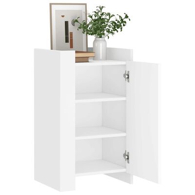 vidaXL Buffet blanc 45x35x75 cm bois d'ingénierie