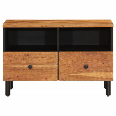 vidaXL Meuble TV 70x33x46 cm Bois d'acacia massif