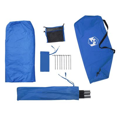 vidaXL Tente de plage bleu azuré imperméable