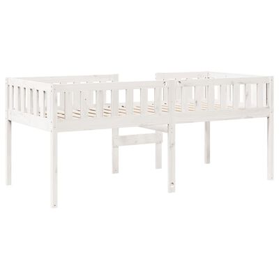 vidaXL Lit pour enfants sans matelas blanc 75x190cm bois de pin massif