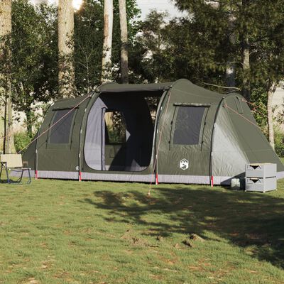 vidaXL Tente de camping tunnel 4 personnes vert olive imperméable