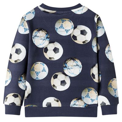 Sweatshirt pour enfants bleu marine 116