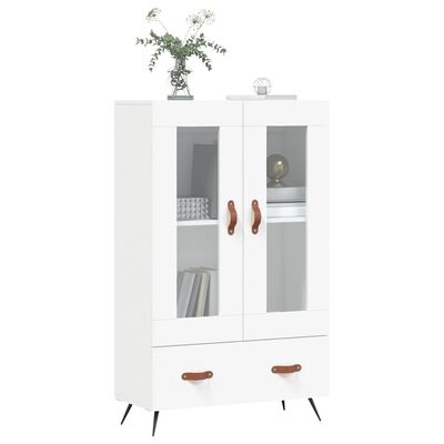 vidaXL Buffet haut blanc 69,5x31x115 cm bois d'ingénierie