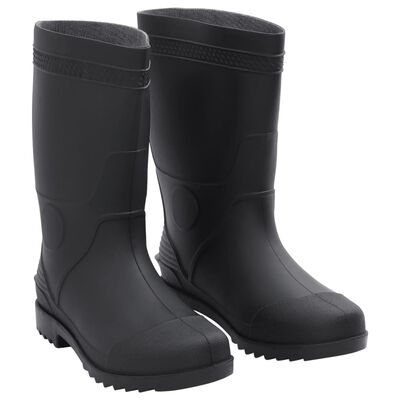 vidaXL Bottes de pluie noir taille 43 PVC