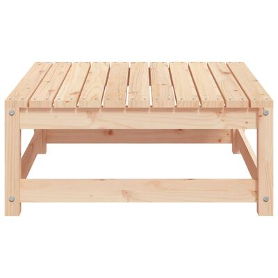 vidaXL Repose-pied de jardin 70x70x30 cm bois de pin massif