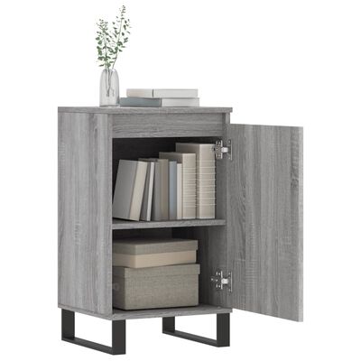 vidaXL Buffets 2 pcs sonoma gris 40x35x70 cm bois d'ingénierie