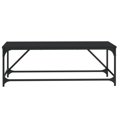 vidaXL Table basse Noir 100x50x35 cm Bois d'ingénierie