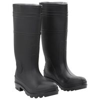 vidaXL Bottes de pluie noir taille 38 PVC