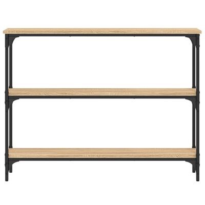 vidaXL Table console chêne sonoma 100x22,5x75 cm bois d'ingénierie