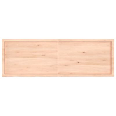 vidaXL Dessus de table 180x60x(2-4) cm bois de chêne massif non traité