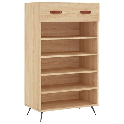 vidaXL Armoire à chaussures chêne sonoma 60x35x105cm bois d'ingénierie