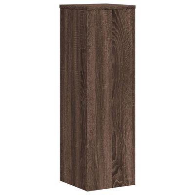 vidaXL Supports pour plantes 2 pcs chêne marron bois d'ingénierie