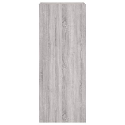 vidaXL Meuble TV mural sonoma gris 40,5x30x102 cm bois d'ingénierie