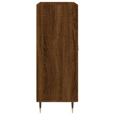 vidaXL Buffet chêne marron 69,5x34x90 cm bois d'ingénierie