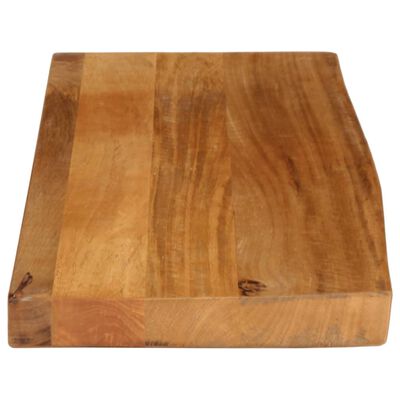 vidaXL Dessus de table à bord vivant 80x20x2,5 cm bois massif manguier