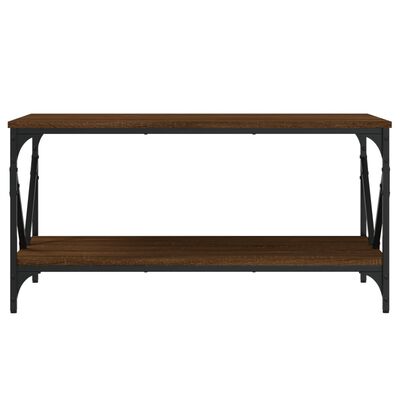 vidaXL Table basse chêne marron 90x50x45 cm bois d'ingénierie