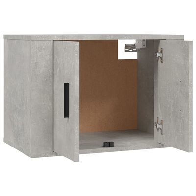 vidaXL Ensemble de meubles TV 2 pcs gris béton bois d'ingénierie