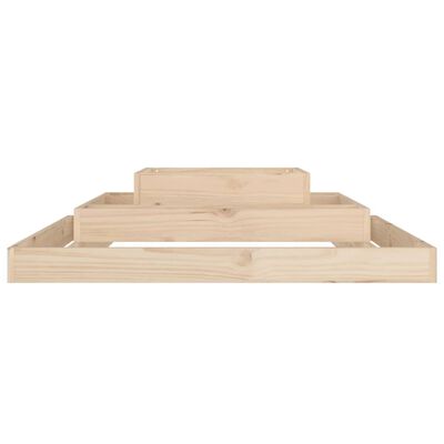 vidaXL Jardinière 110x110x27 cm Bois massif de pin