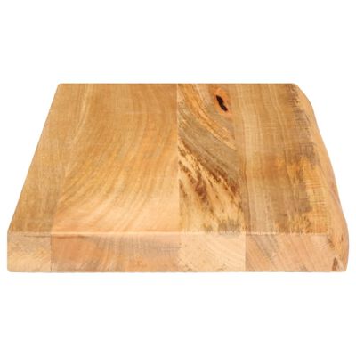 vidaXL Dessus de table à bord vivant 60x20x2,5 cm bois massif manguier