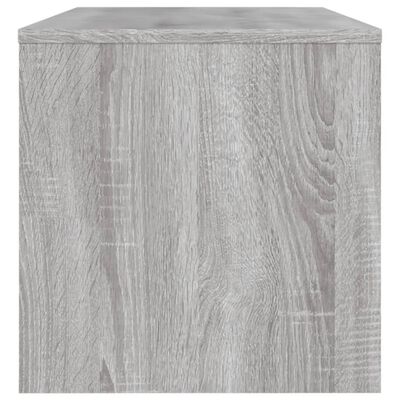 vidaXL Meuble TV sonoma gris 120x34x37 cm bois d'ingénierie