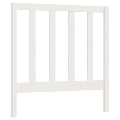 vidaXL Tête de lit Blanc 95x4x100 cm Bois massif de pin