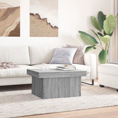 vidaXL Table basse sonoma gris 100x55x40 cm bois d'ingénierie