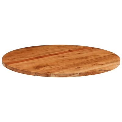 vidaXL Dessus de table Ø90x2,5 cm rond bois massif d'acacia