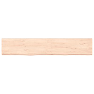 vidaXL Étagère murale 160x30x(2-4) cm bois de chêne massif non traité