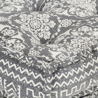 vidaXL Pouf modulaire Gris clair Tissu