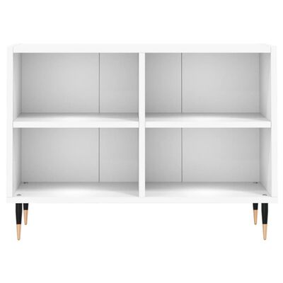 vidaXL Meuble TV blanc 69,5 x 30 x 50 cm bois d'ingénierie