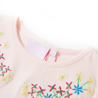 T-shirt pour enfants rose pâle 128