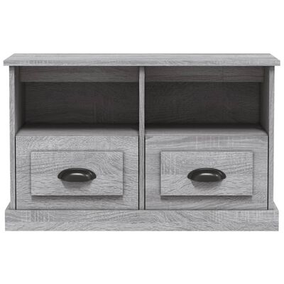 vidaXL Meuble TV sonoma gris 80x35x50 cm bois d'ingénierie