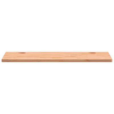 vidaXL Dessus de bureau 100x60x2,5 cm bois massif de hêtre