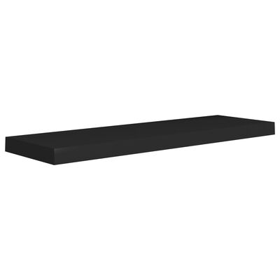 vidaXL Étagères murales flottantes 4 pcs noir 80x23,5x3,8 cm MDF