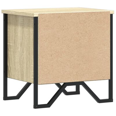 vidaXL Table de chevet Chêne sonoma 40 x 30 x 40 cm Aggloméré