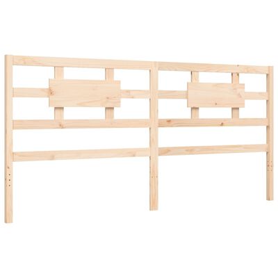 vidaXL Cadre de lit sans matelas 200x200 cm bois massif de pin