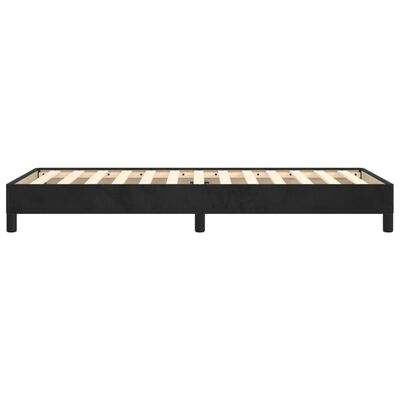 vidaXL Cadre de lit sans matelas noir 80x200 cm velours