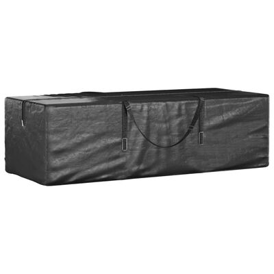 vidaXL Sacs de rangement pour coussins de jardin 2 pcs noir