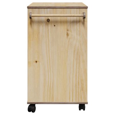 vidaXL Chariot de cuisine OTTA 59x45x80 cm bois massif de pin